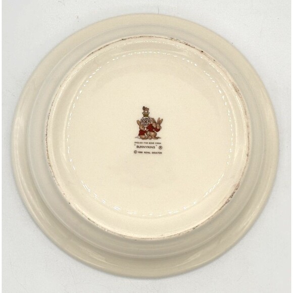 Royal Doulton Bunnykins English Fine Bone China Baby Bowl Classroom‎ Vintage EUC - Picture 6 of 14